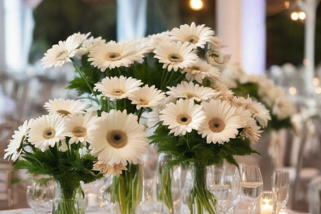 White Gerbera Daisy Seeds - 200+ Premium Seeds, USA Grown