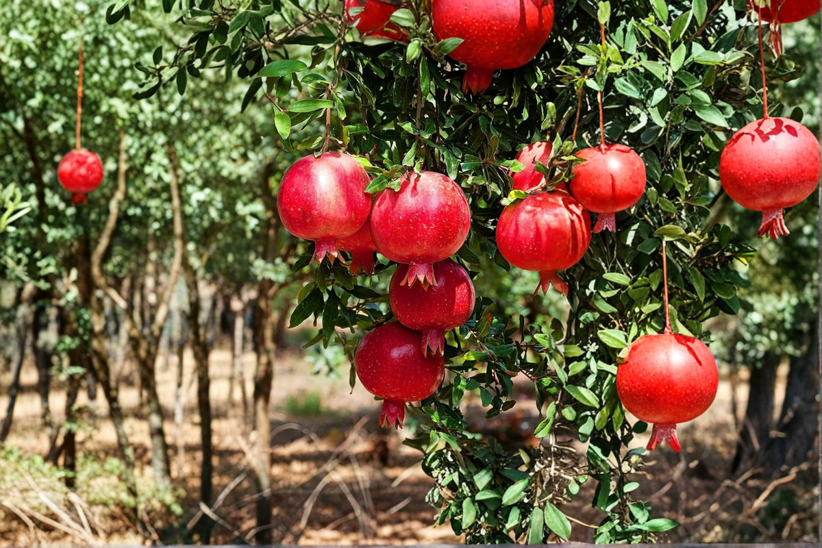 Dwarf Pomegranate Tree 3 Gal Live Plant Punica granatum Compact Fruit Tree
