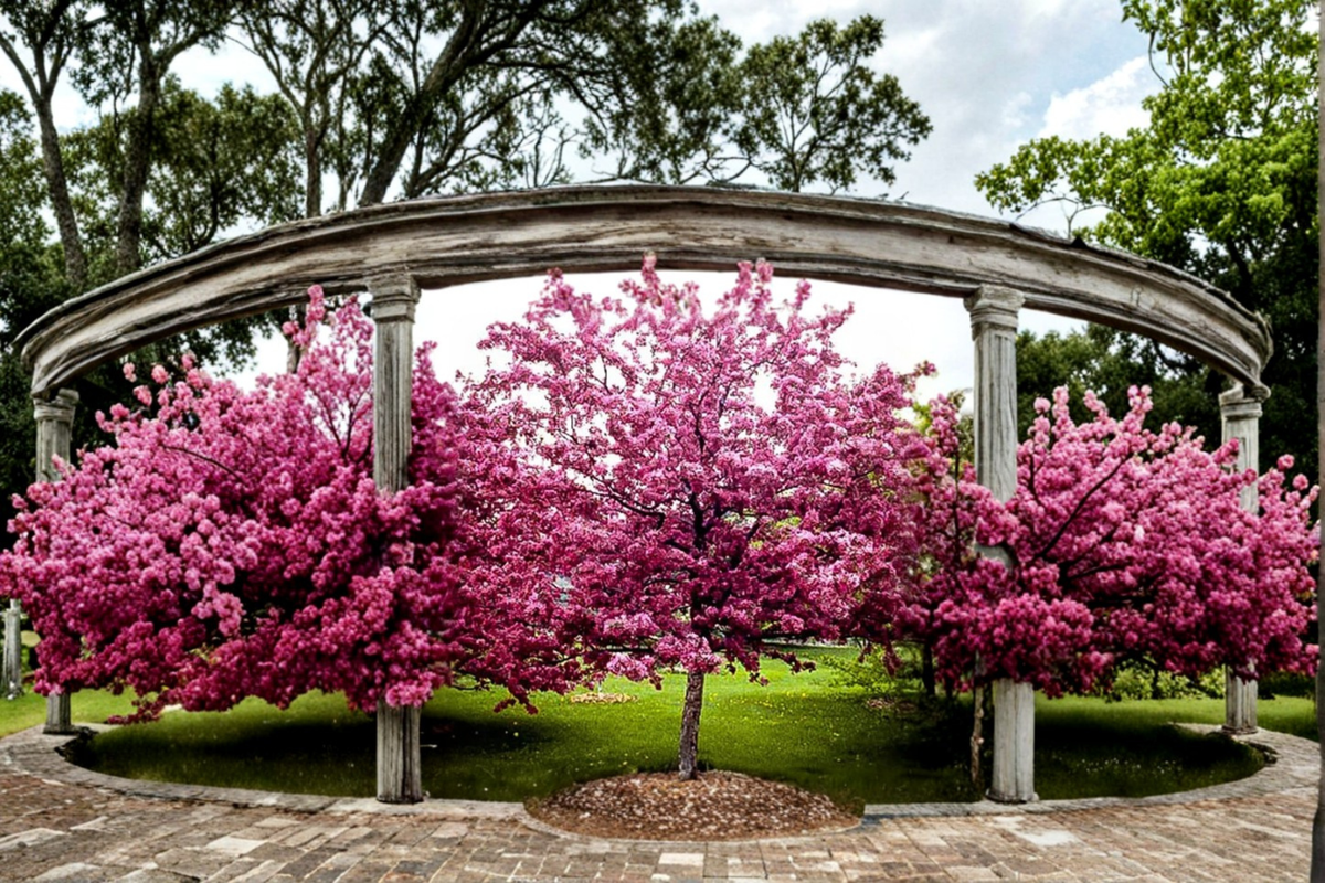 Robinson Flowering Crabapple Tree 4-6 ft - Pink Bloom Malus Ornamental Tree