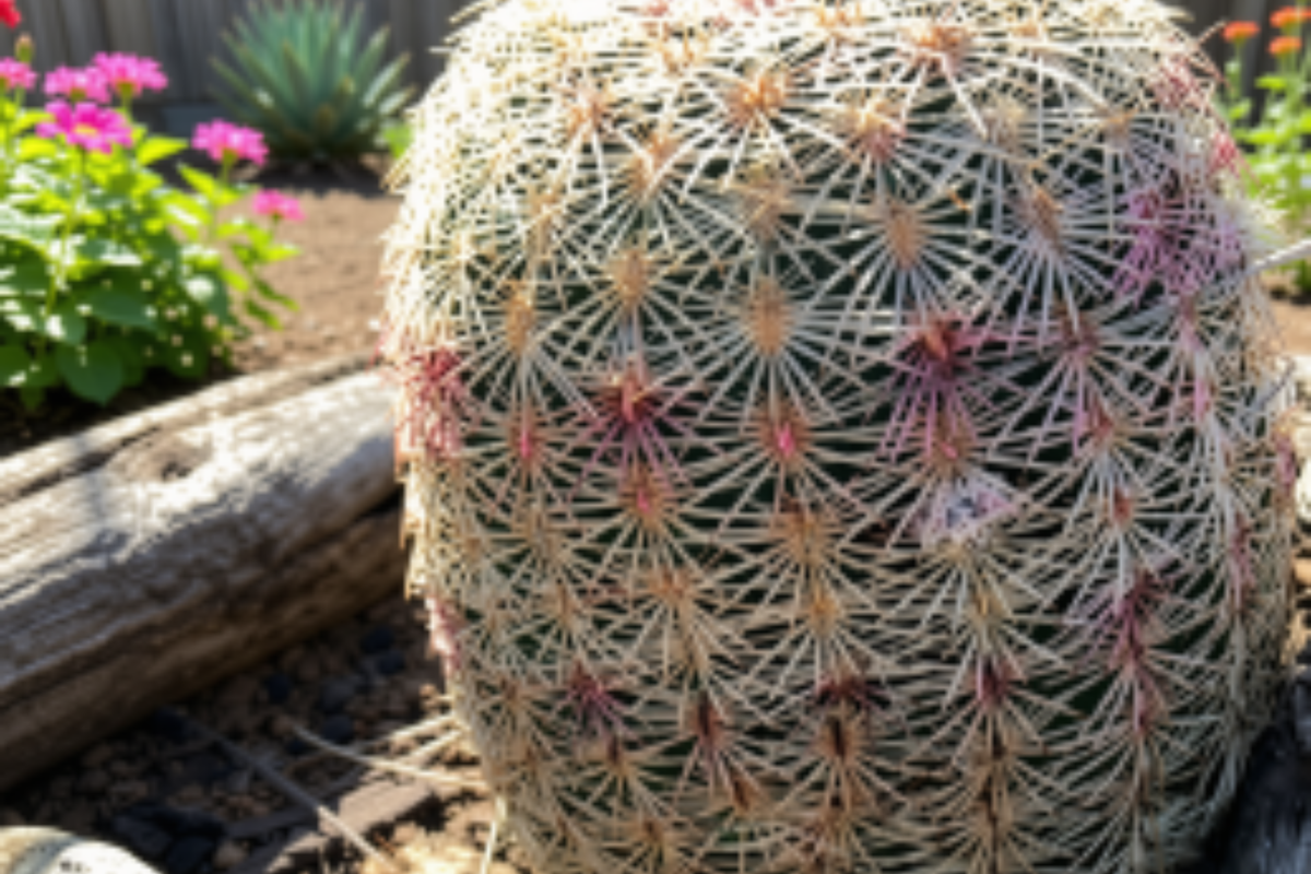 Arizona Rainbow Cactus Live Plant (Echinocereus rigidissimus var. rubrispinus) – 4-Inch Pot