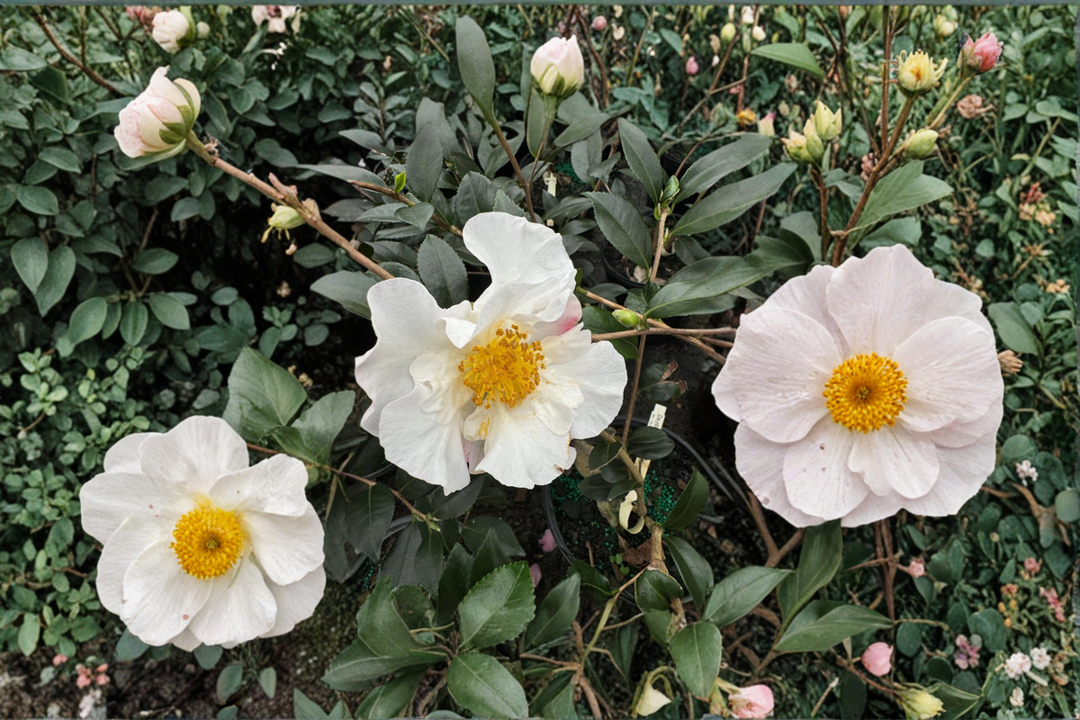 Daydream Camellia sasanqua (1 Gallon) - Pink Fall-Blooming Evergreen Shrub
