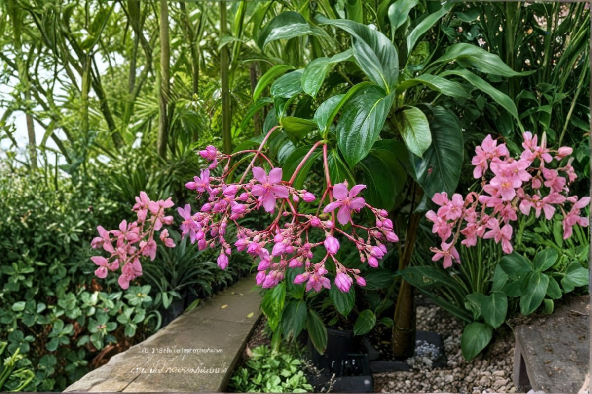 Medinilla apoensis 'Philippine Pink' Live Plant – Tropical Ornamental