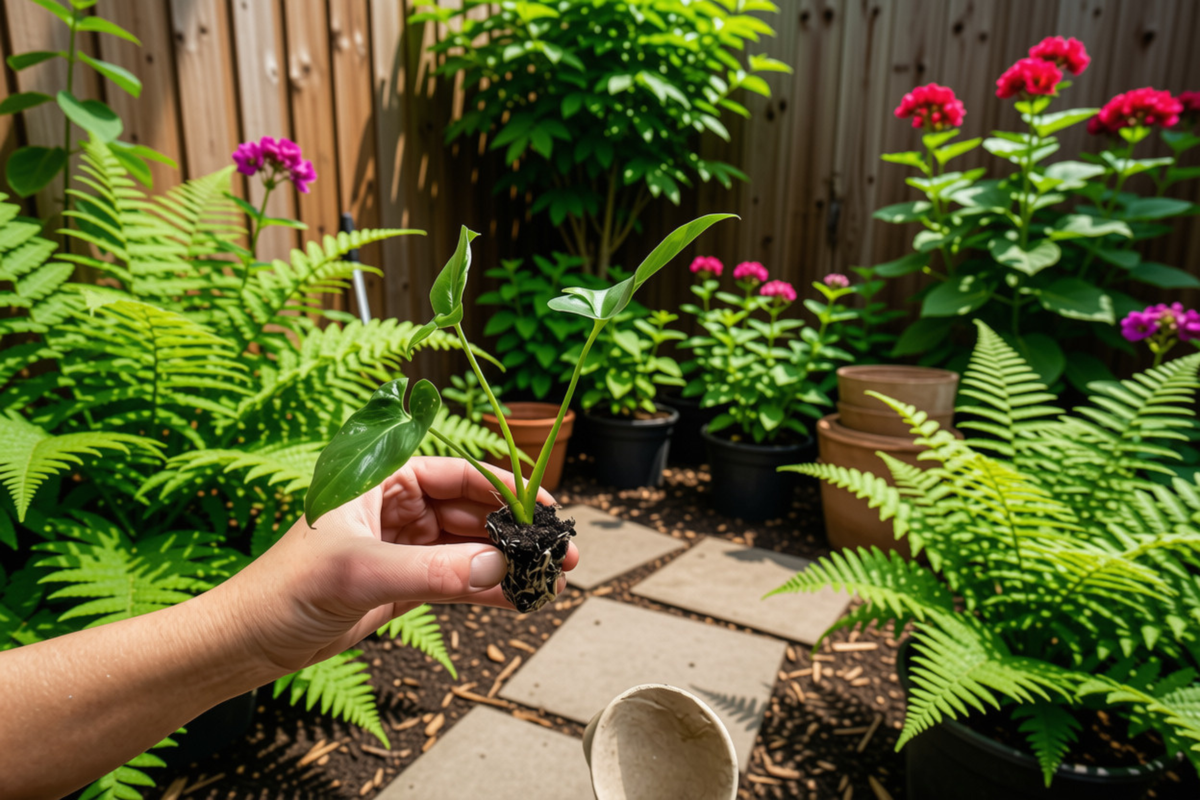 Philodendron Goeldii Starter Plants (Thaumatophyllum spruceanum) – 2 Bare Root Starter Plants with Soil Pods