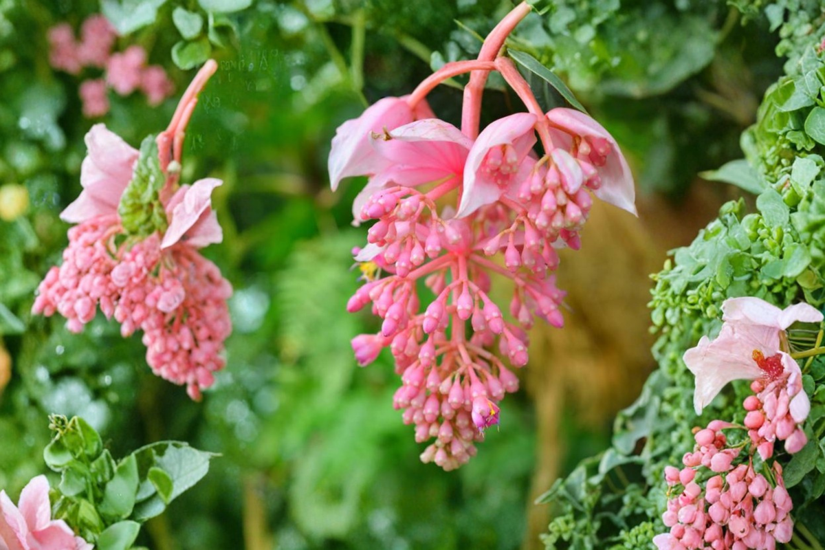 Royal Chandelier Medinilla magnifica Live Starter Plant – Bare Root