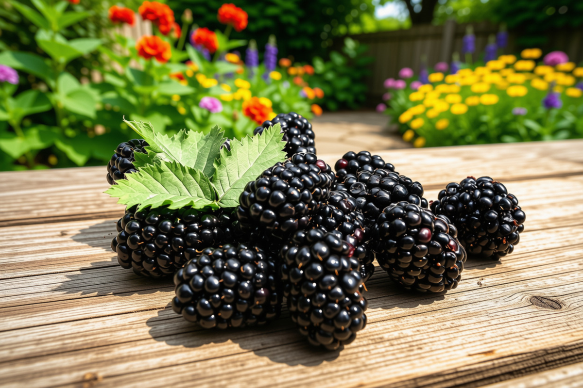 Blackberry Starter Plants - 2 Live 3-Inch Pots, Rubus Sweet Fruiting
