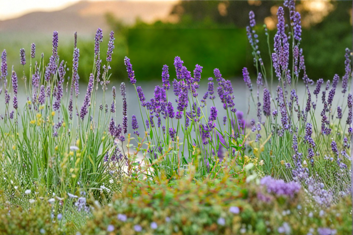 Phenomenal Lavender Live Plants — 3 Well-Rooted Starter Plants in 1-Qt Pots