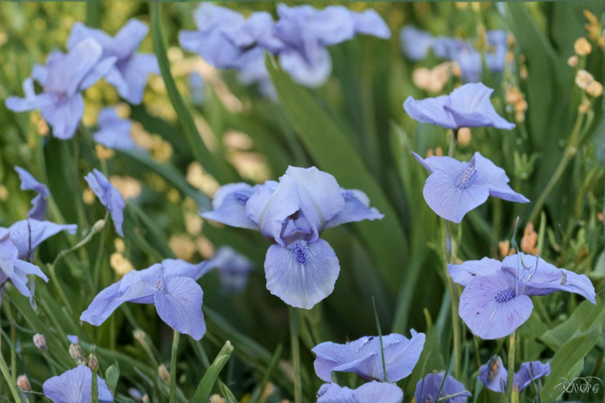 Bedford Lilac Bearded Iris Rhizome 3 Pack - #1 Grade Lilac Purple Irises