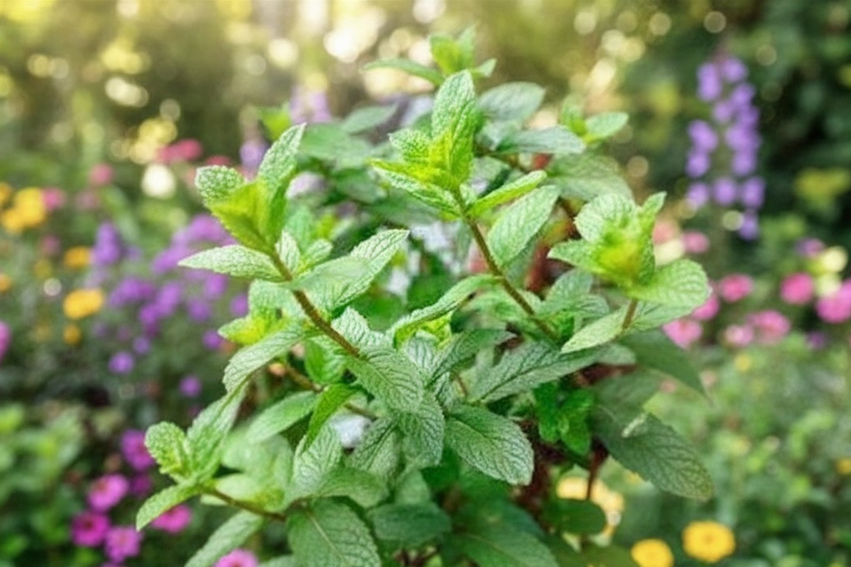 Julep Mint Live Plant - Rooted Mint Herb, 4–6 Inches, Shipped Without Pot