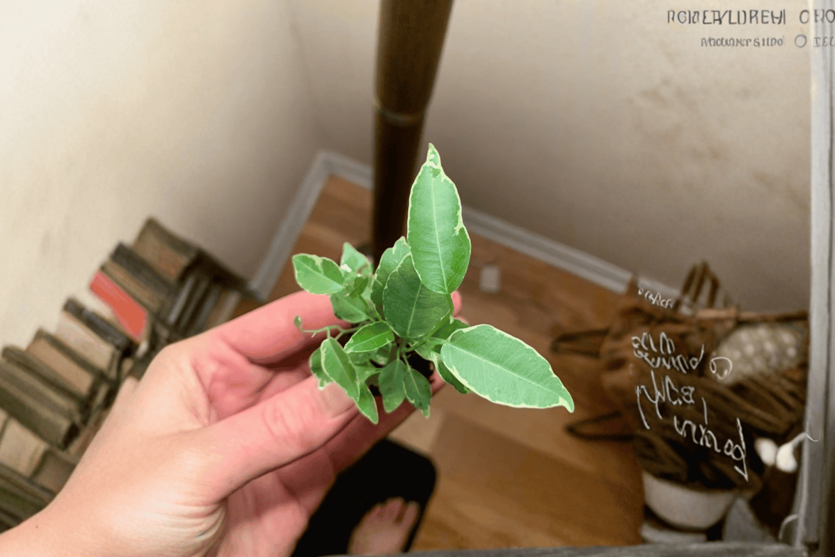 Variegated Ficus Benjamina Starter Plant (2-Pack) Bare Root – Variegata, 2-Inch Pot Origin