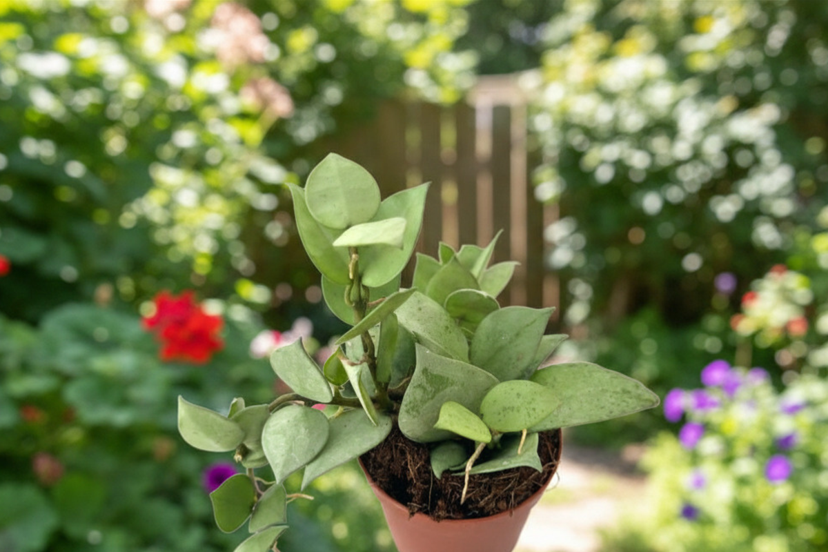 Hoya Krohniana Silver Live Plant 2-Inch Pot | Rooted Starter Hoya Krohniana Silver