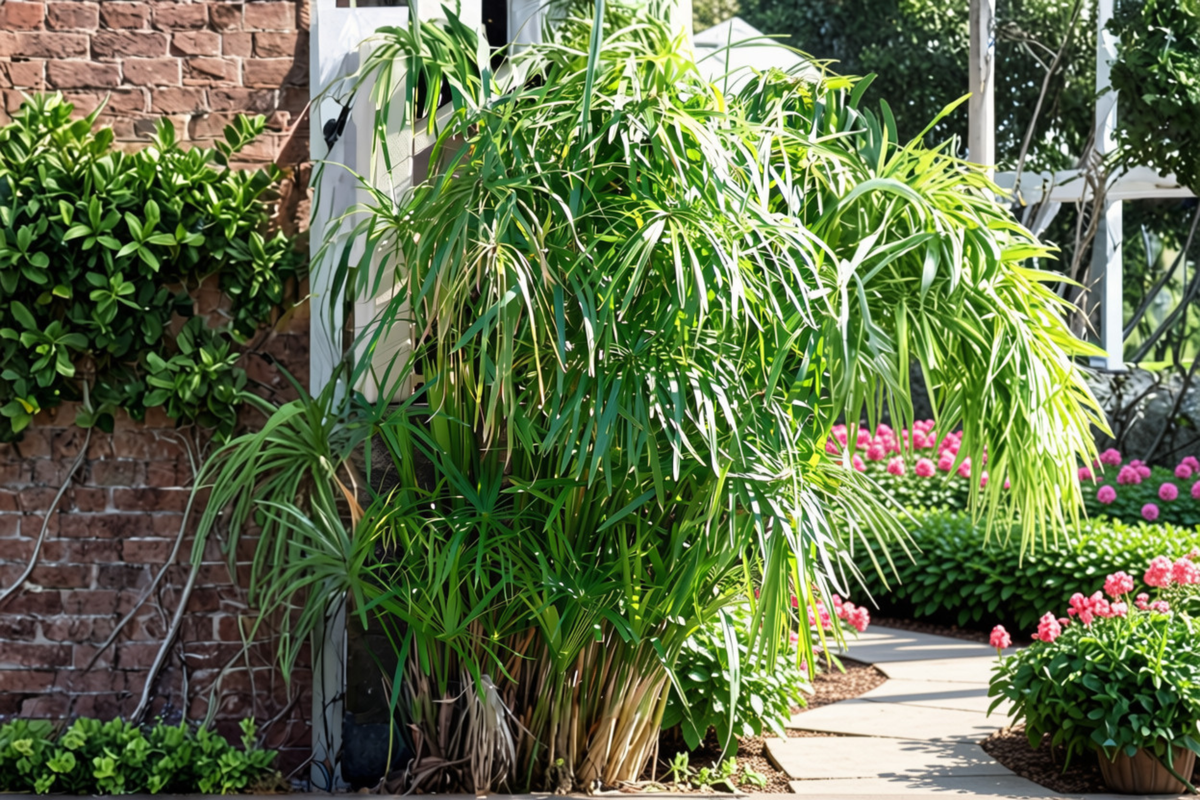 Umbrella Palm Starter Plant | Cyperus alternifolius live plant for ponds and containers