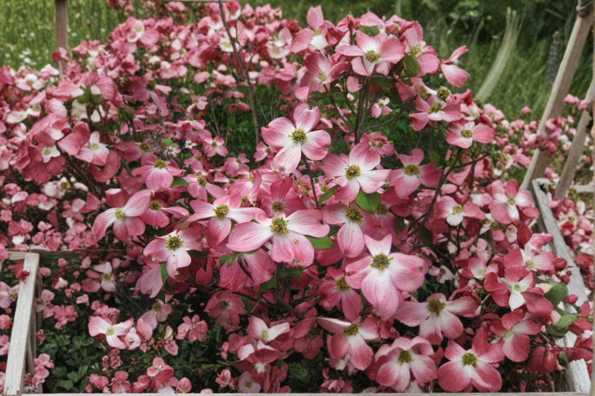 Cherokee Chief Dogwood (Cornus florida) 1-Gallon Live Plant – Red-Flowering Tree