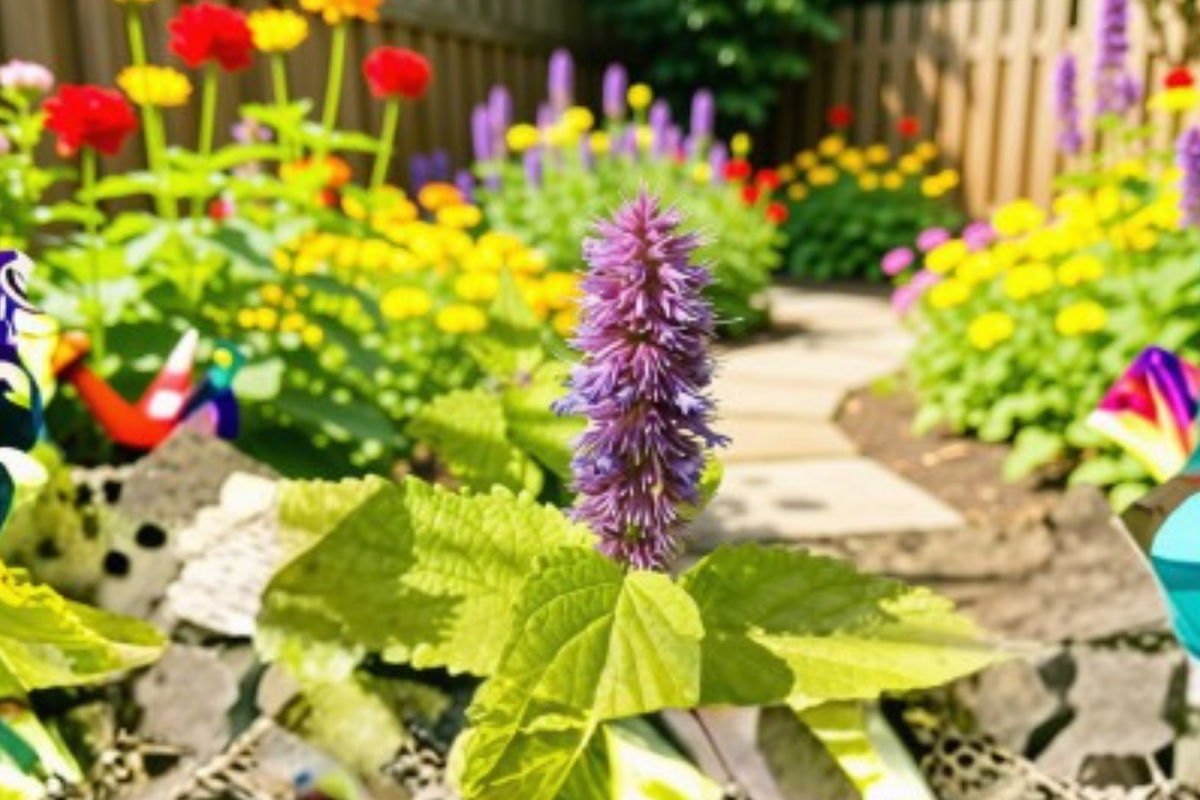 Anise Hyssop Agastache foeniculum - 3 Rooted Starter Plants in 1 Qt Pots