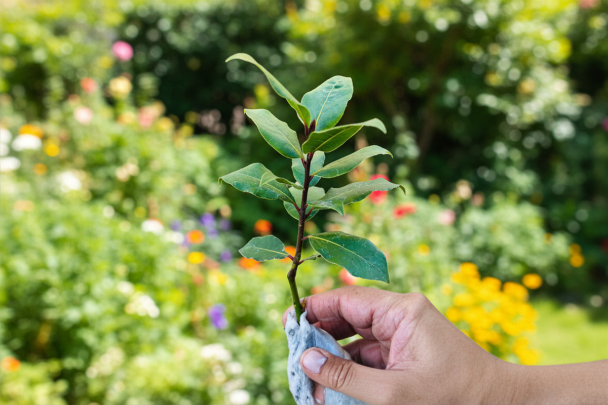 Organic Bay Laurel Live Plant - Laurus nobilis Rooted Starter Plant, 3–4 Inches Tall