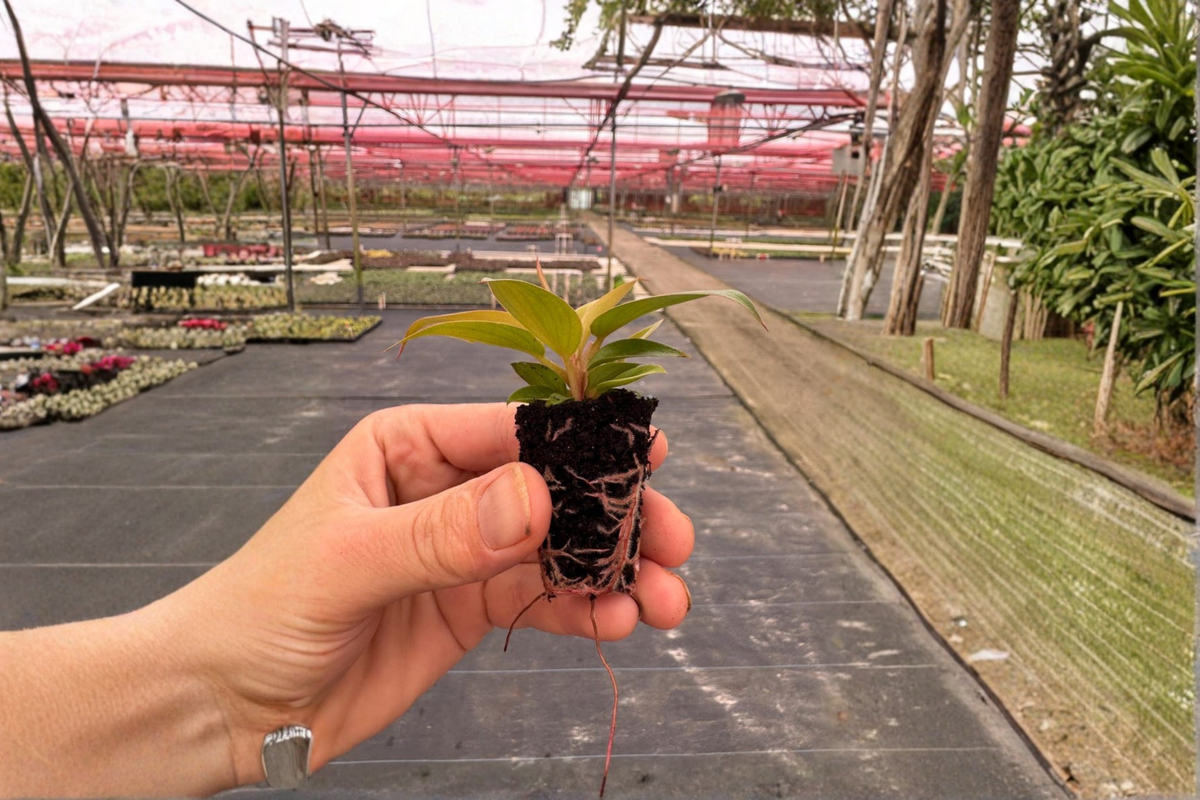 Philodendron Florida Bronze - 2 Live Starter Plants, Bare Root in Soil Pod