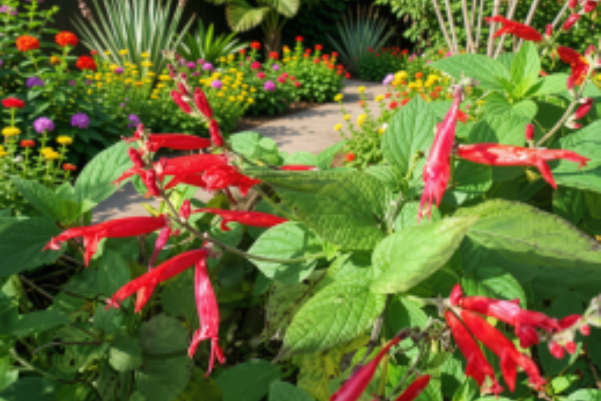 Organic Pineapple Sage Live Plant – Salvia elegans, 3-Inch Pot, Rooted Starter