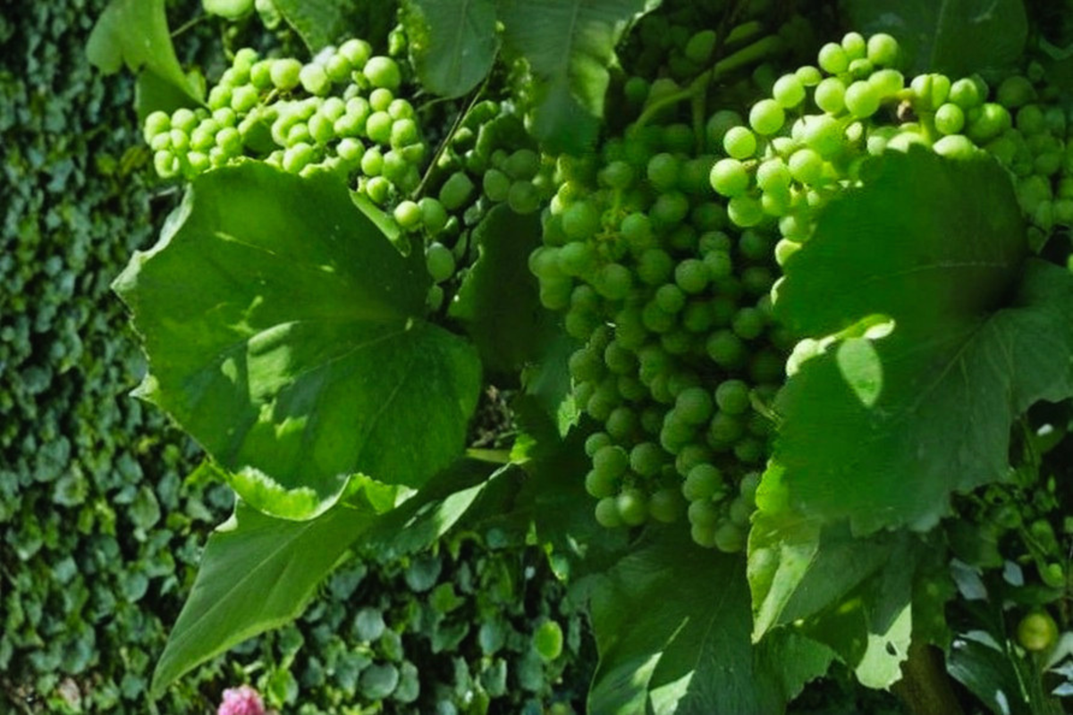 Muscat White Grape Vine - Vitis vinifera, 4–6 ft Live Climbing Vine for Home Vineyard
