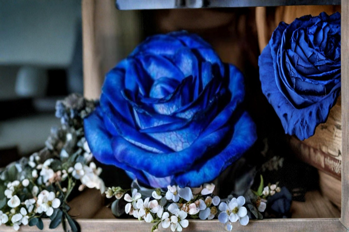 Hampton Blue Rose Seeds - 30 Blue-Toned Rose Seeds for Outdoor Planting