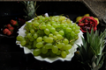 Green Thompson Seedless Grape Live Unrooted Vine Cuttings – 3x6in Vitis vinifera