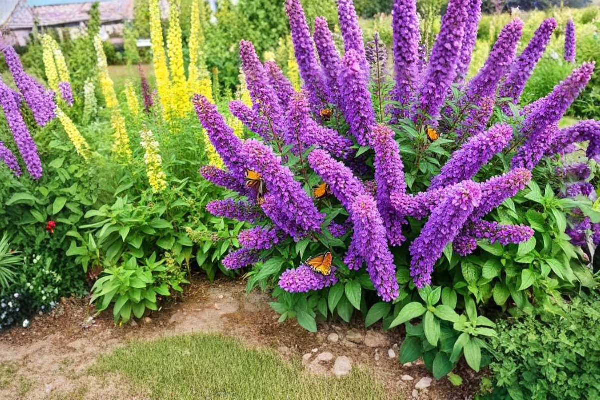 Buzz Purple Butterfly Bush Plug Plant (Buddleja davidii 'Buzz Purple') — 1–3" Tall