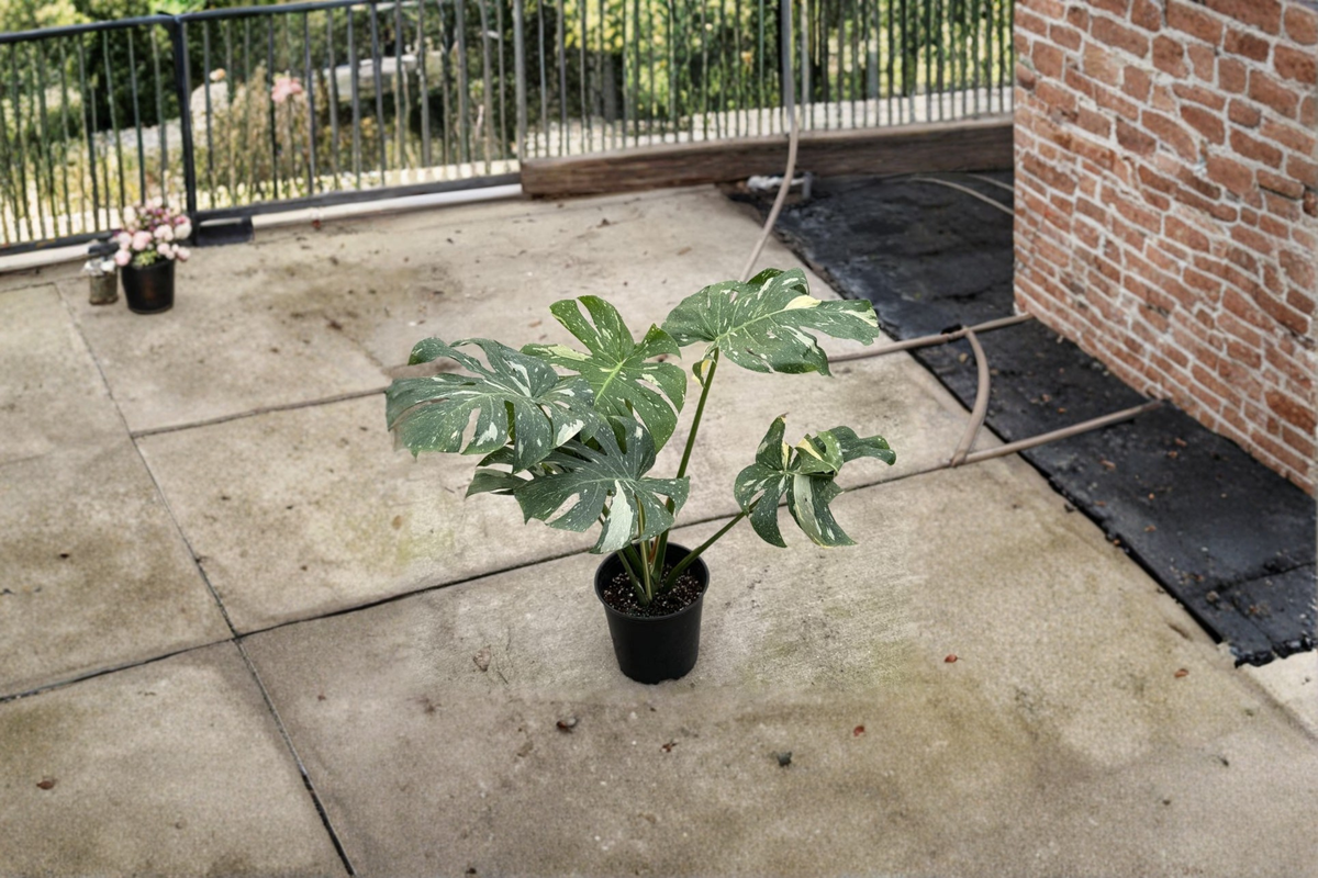 Monstera Thai Constellation - 8 Inch Rooted Live Plant