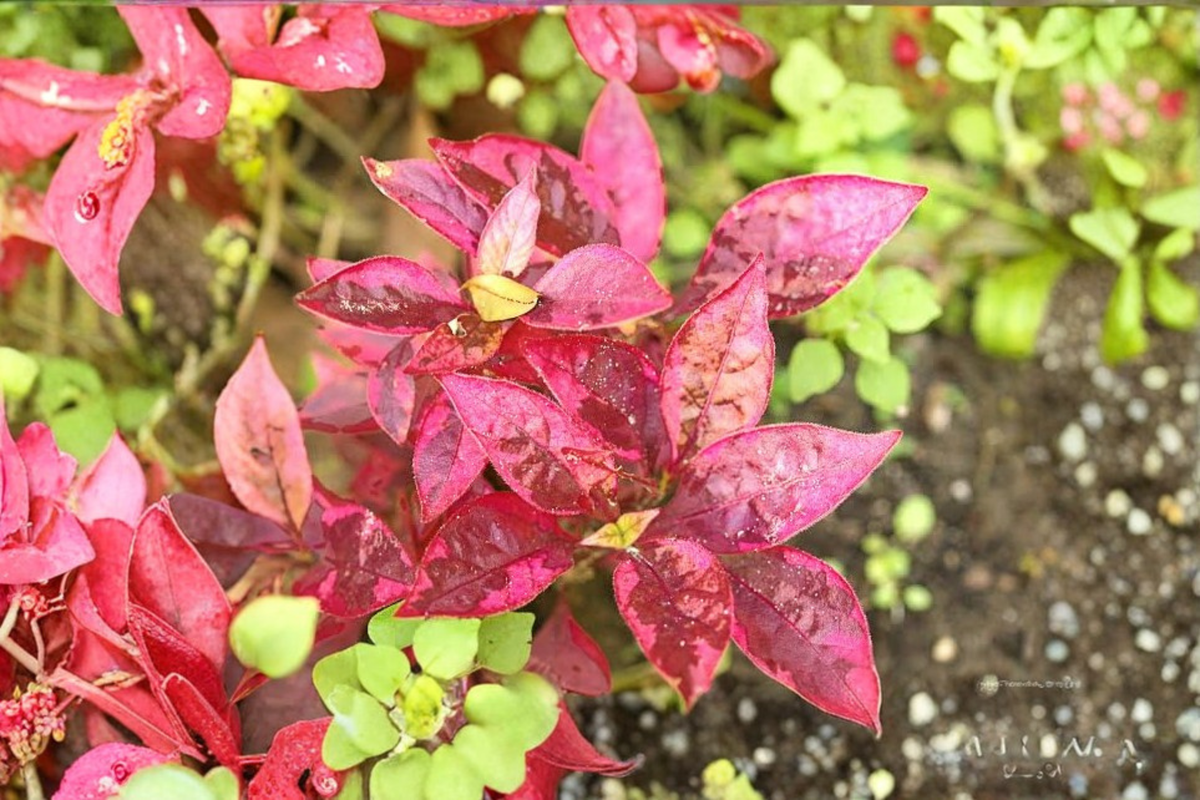 Little Ruby Alternanthera (Alternanthera dentata) - 2 Live Plants, 4–6 Inches Tall