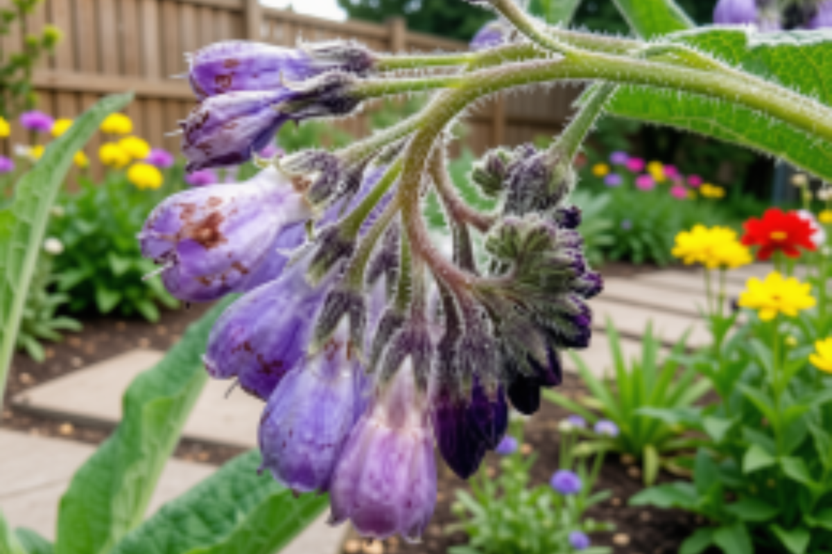 Russian Comfrey Bocking 4 Root Crowns (Symphytum × uplandicum) – 2.5 lb Live Dormant Crowns