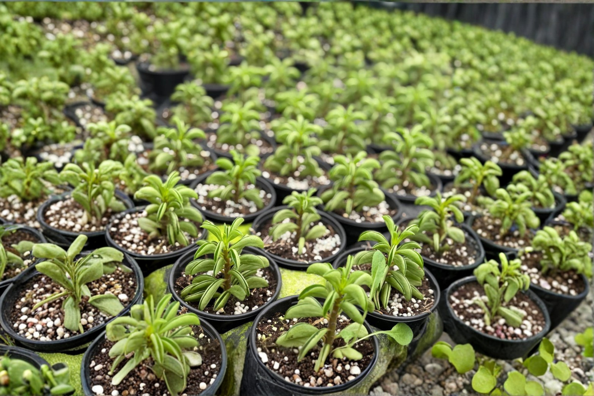 Peperomia Fire Sparks — Starter Live Plant (4