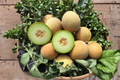Mini Green Machine Melon Seeds - 15 Seeds, Compact Fruiting Vine for Containers