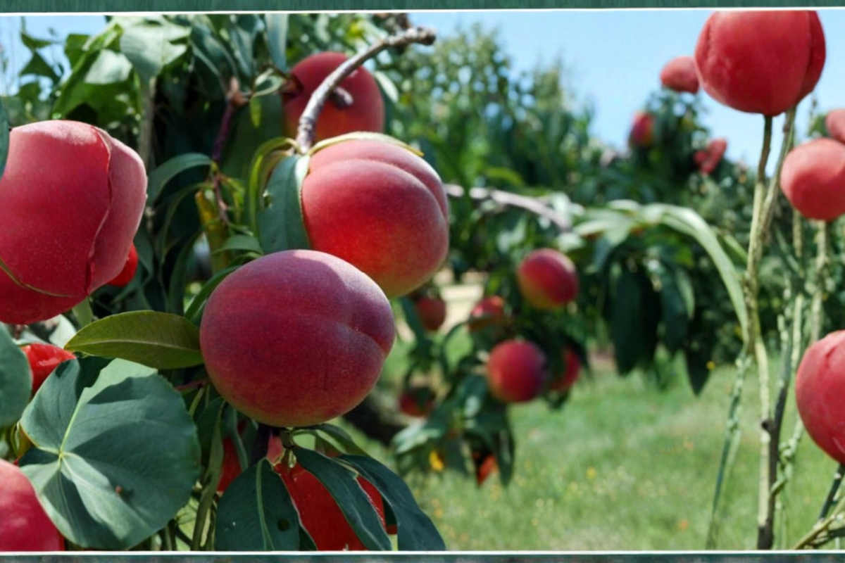 Springold Peach Tree - 4-6 Ft Live Prunus persica Fruit Tree