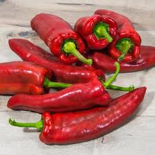 Giant Marconi Red Sweet Pepper Seeds - 250 mg Capsicum annuum | Heirloom, High Yield