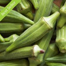 Okra Clemson Spineless Seeds – 5g, Heirloom, High Yield, Heat Tolerant