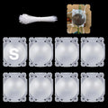 Air Layering Pods - 8 Pcs Small Transparent Plant Rooting Propagation Balls for Healthy Growth