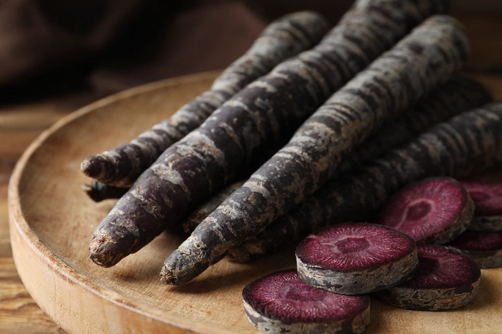 Black Nebula Carrot Seeds - Daucus carota | 500+ Deep Purple-Black Heirloom Non-GMO