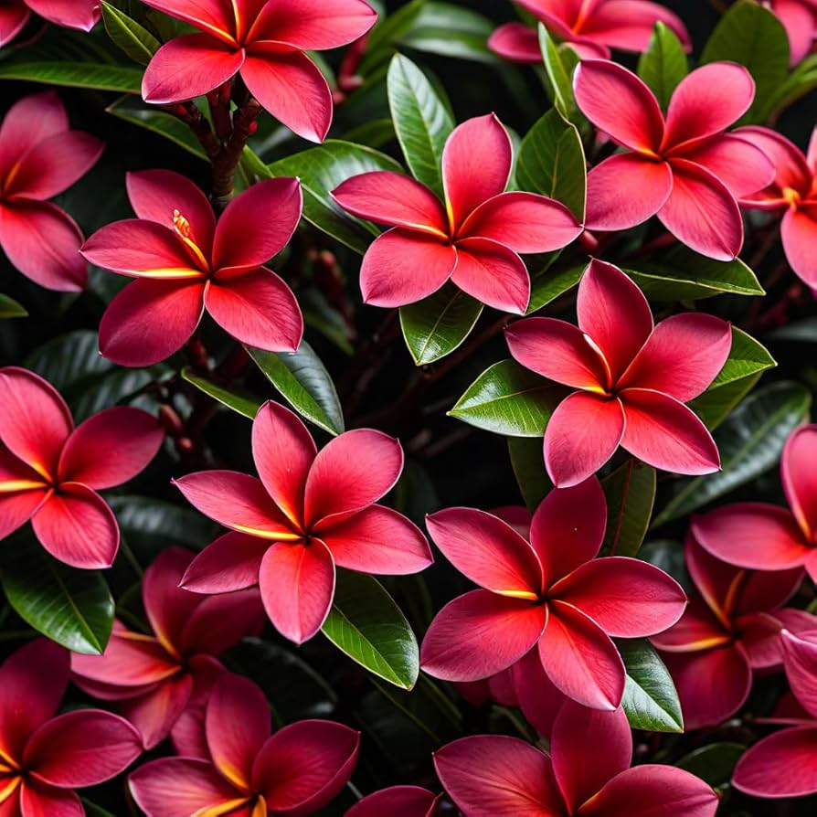 Plumeria Wildfire Cuttings - Frangipani Red, 9-12 Inches, 2 Cuttings